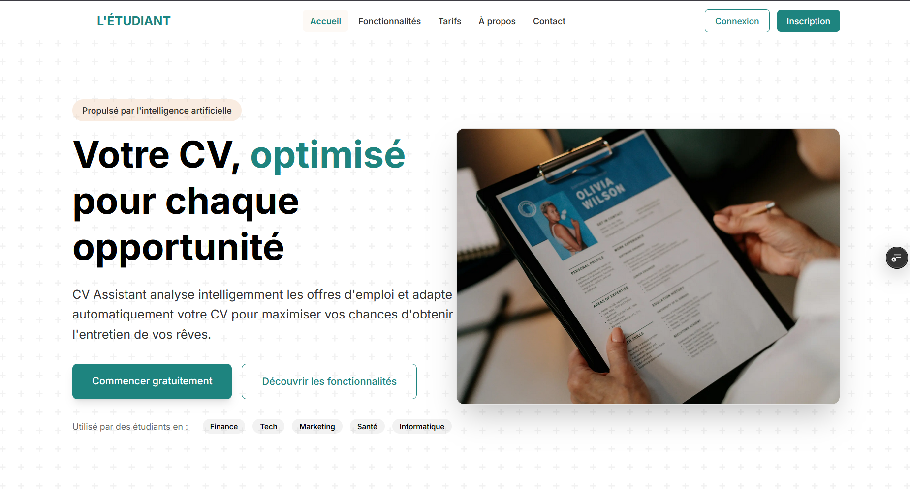 Aperçu de CVBuilder Pro